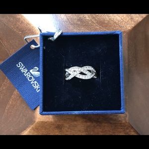 Braided Swarovski Crystal Ring